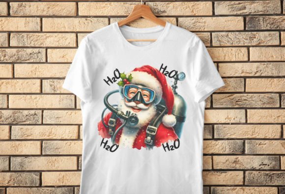 Funny Diving H2O Graphics for Summer T-Shirt Designs