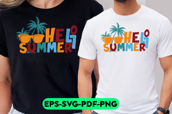Hello Summer Graphics: Retro T-Shirt Designs Review