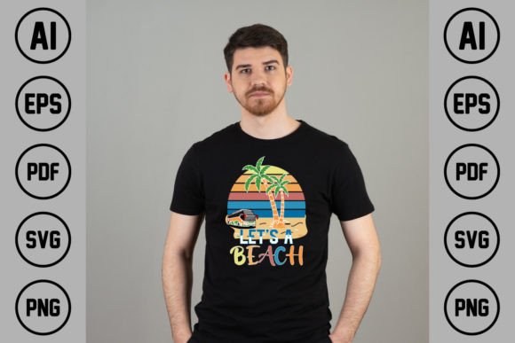 Let's a Beach Graphics: Summer T-Shirt Designs Review