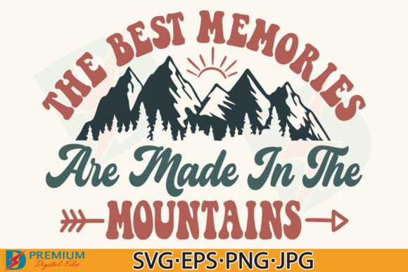 Mountain Trip SVG: Graphics for T-Shirt Designs