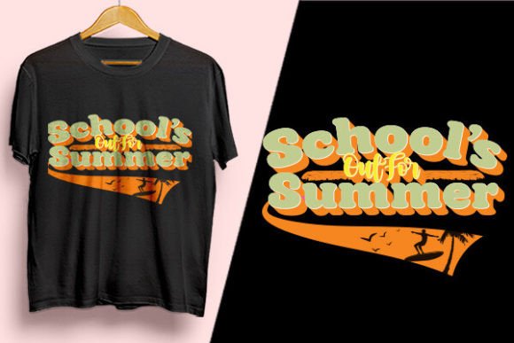 School's Summer Design SVG: Graphics for T-Shirt Designs