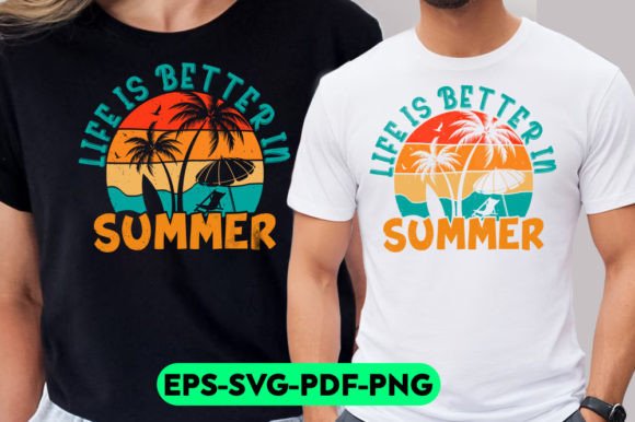 Summer Retro Vintage T-Shirt Design 05 Graphics Review