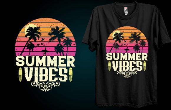 Summer Vibes Graphics: T-Shirt Designs Review