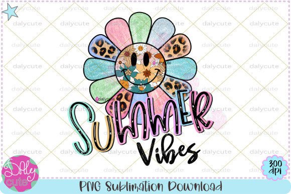 Summer Vibes Retro Daisy Flower PNG Review