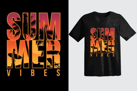 Summer Vibes Vintage T-shirt Design Review