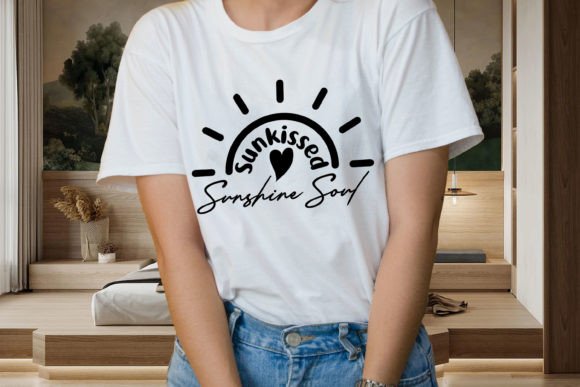Sunkissed Sunshine Soul: Summer Graphics & T-Shirt Designs